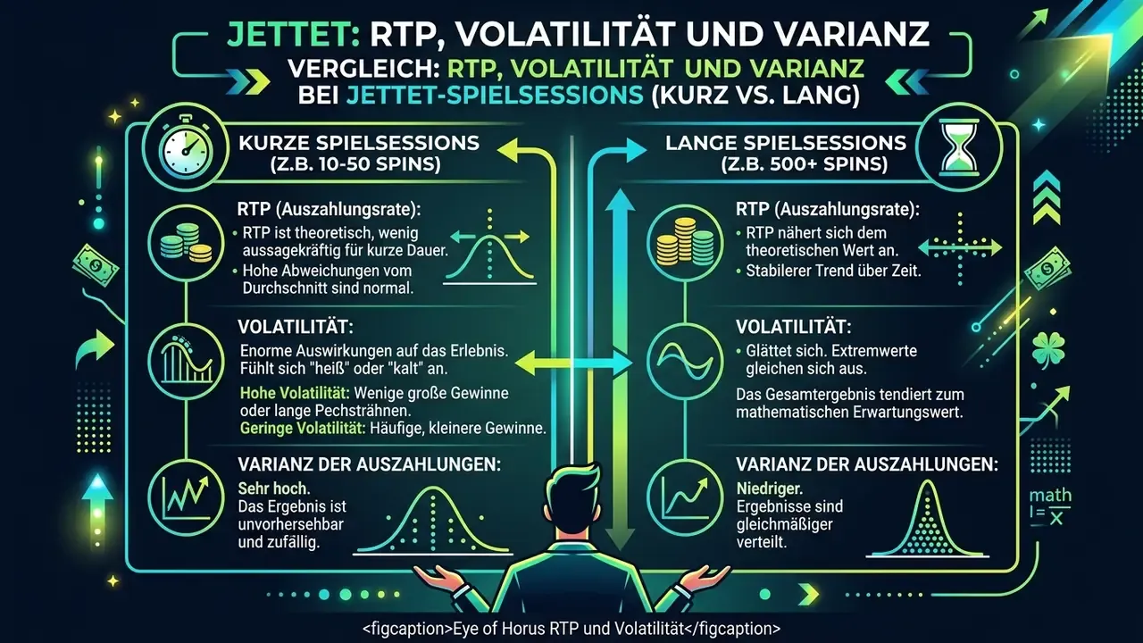 Eye of Horus RTP und Volatilität