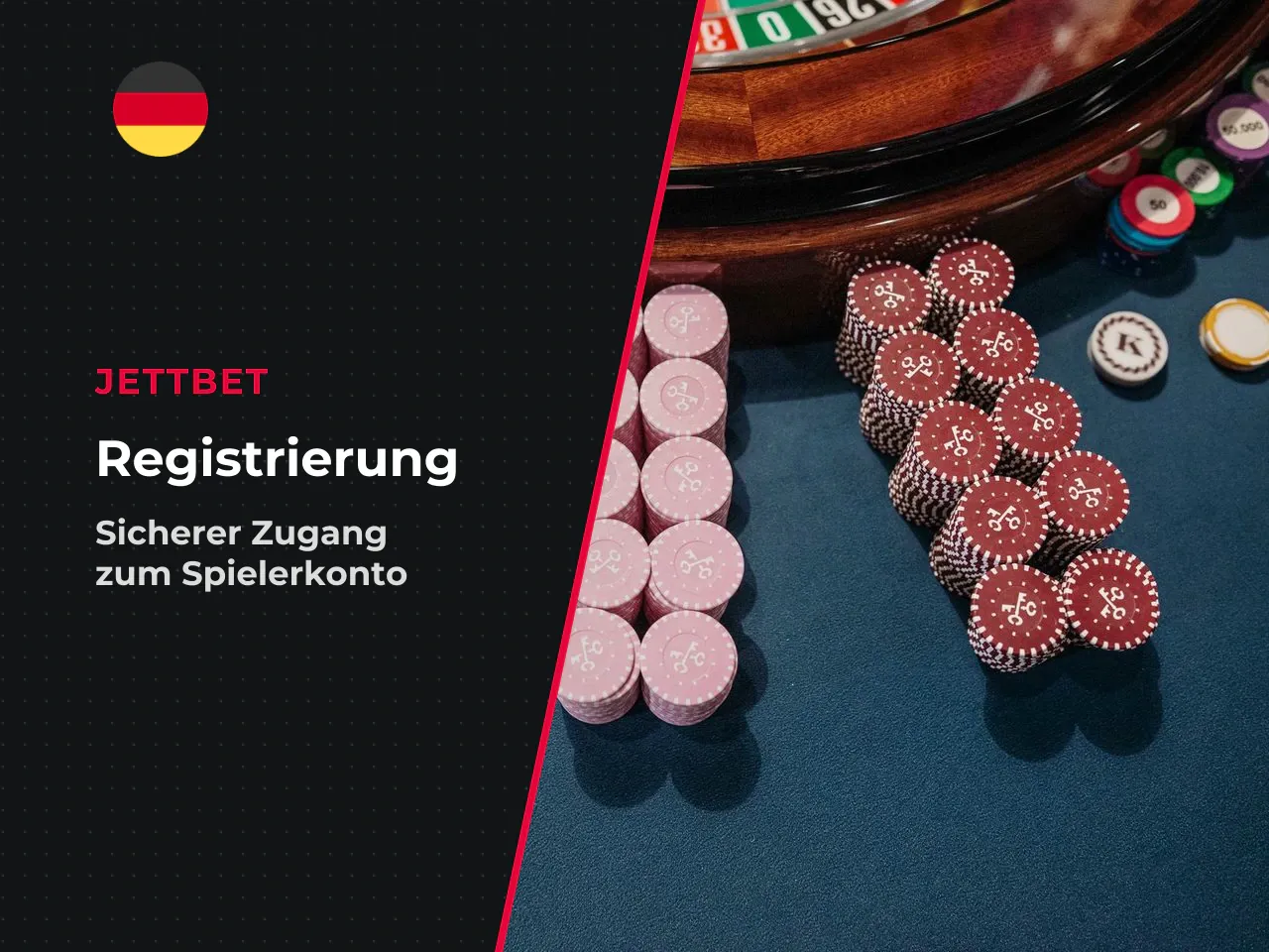 Jettbet Registrierung Konto vor dem ersten