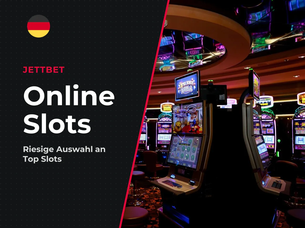 Slots, Megaways und Jackpots. Die Kategorie