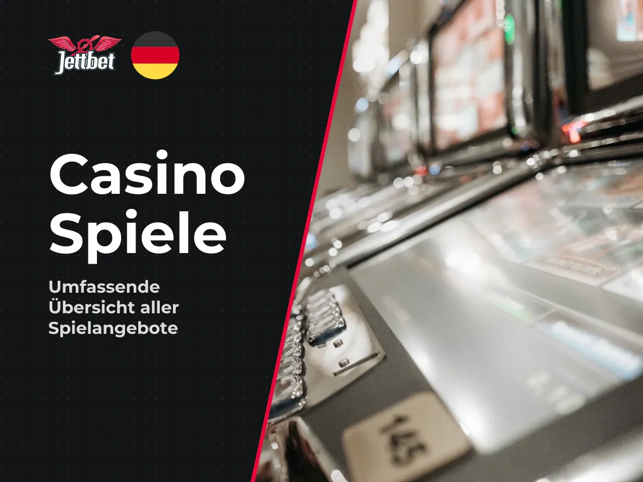 Jettbet Casino, Games und Live-Angebot. Die