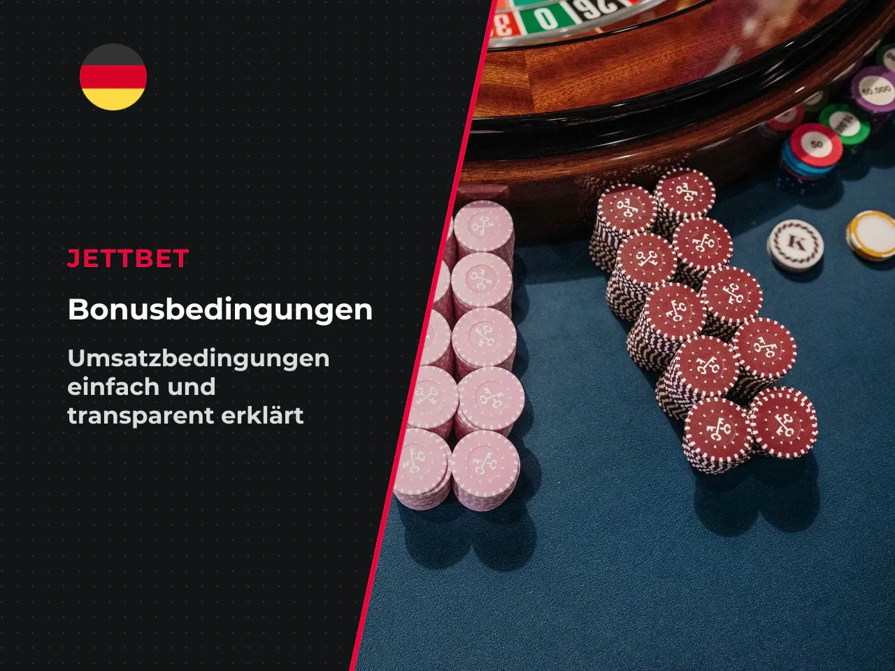 Jettbet Wettanforderung und Umsatzbedingungen verstehen. Die