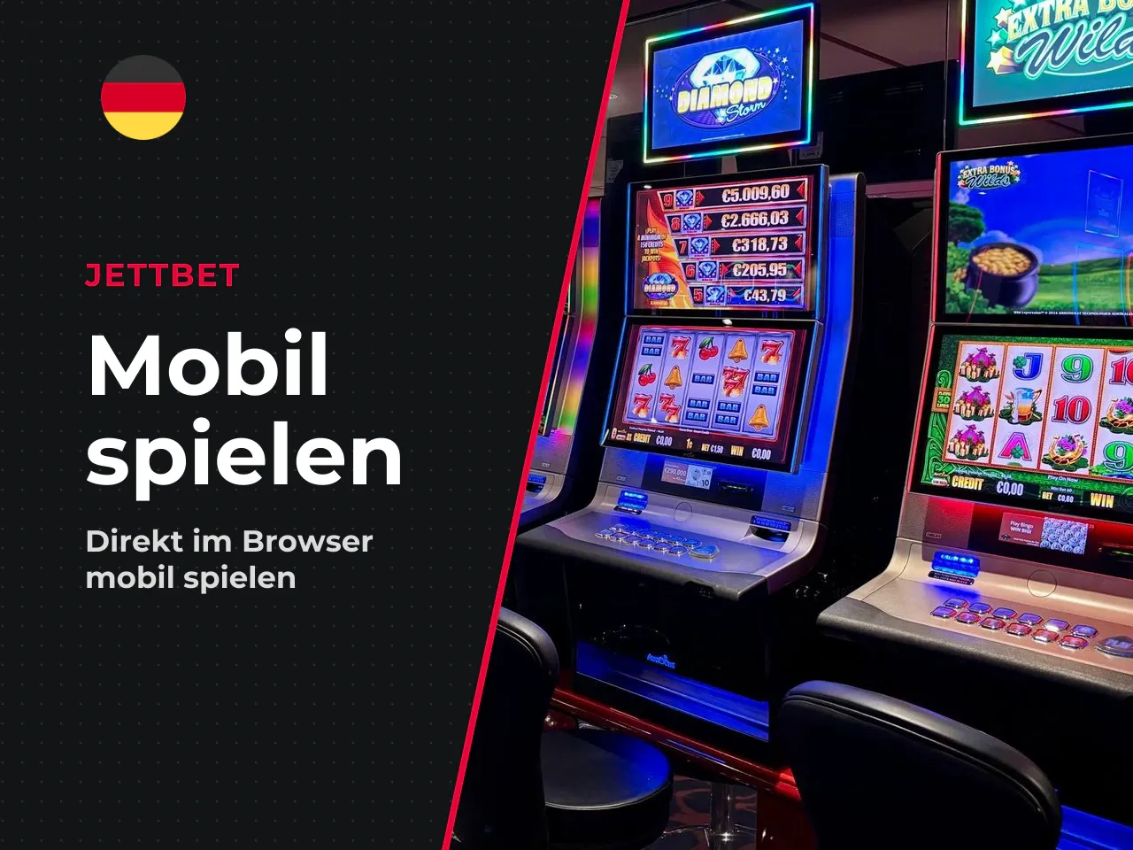 10. Mobil spielen und Echtgeld einsetzen