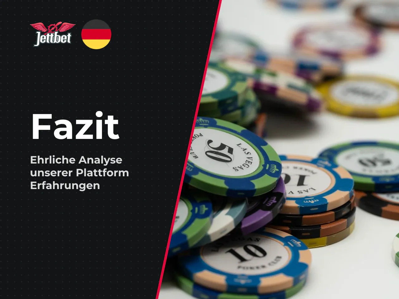 Schlussfolgerungen und Empfehlungen. Jettbet ist ein