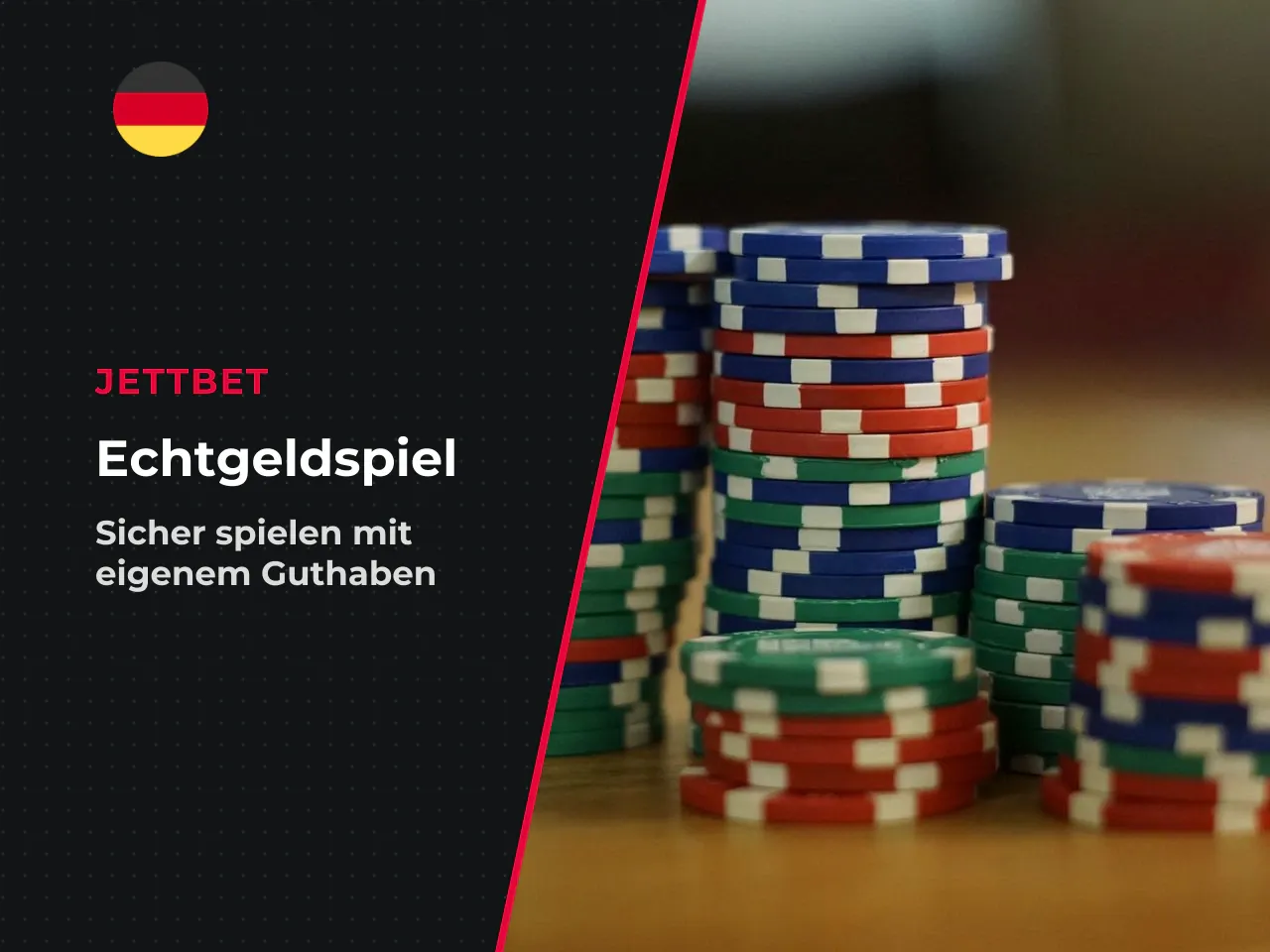 Für das Echtgeldspiel benötigen Sie ein