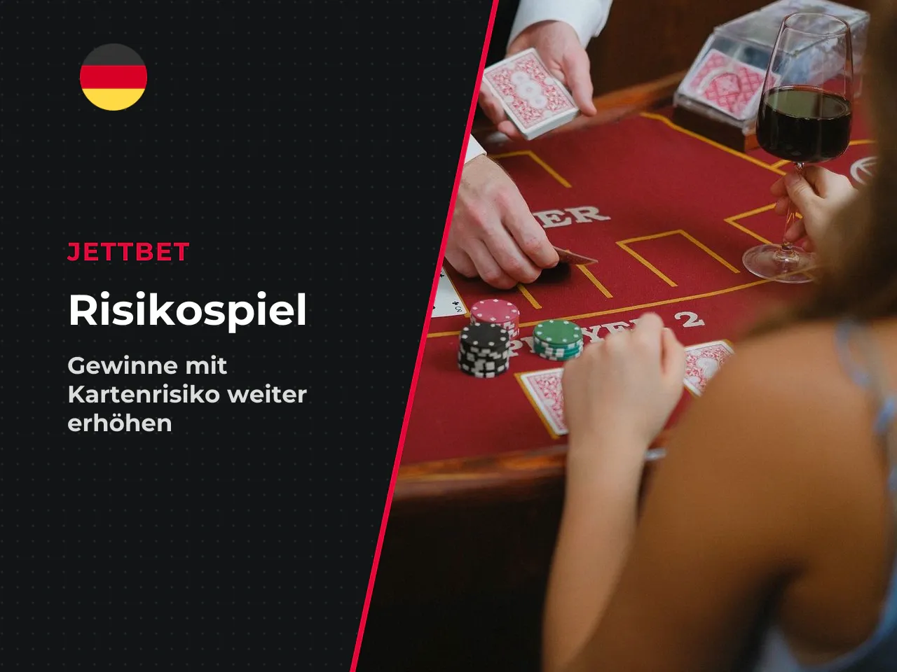 Gamble-Funktion Karten- und Leiterrisiko. Zusätzlich zu