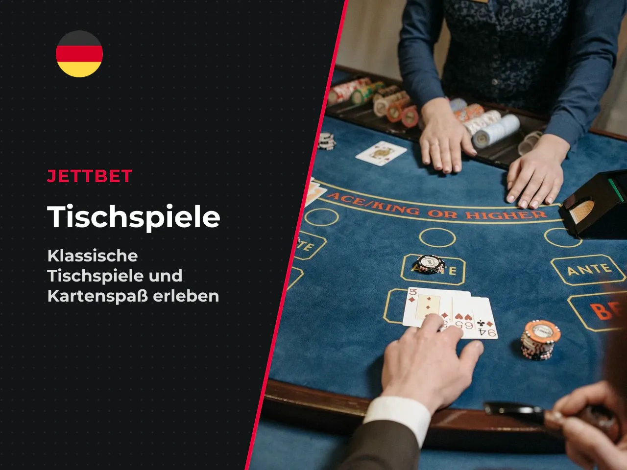 Roulette, Poker sowie Tisch- und Kartenspiele