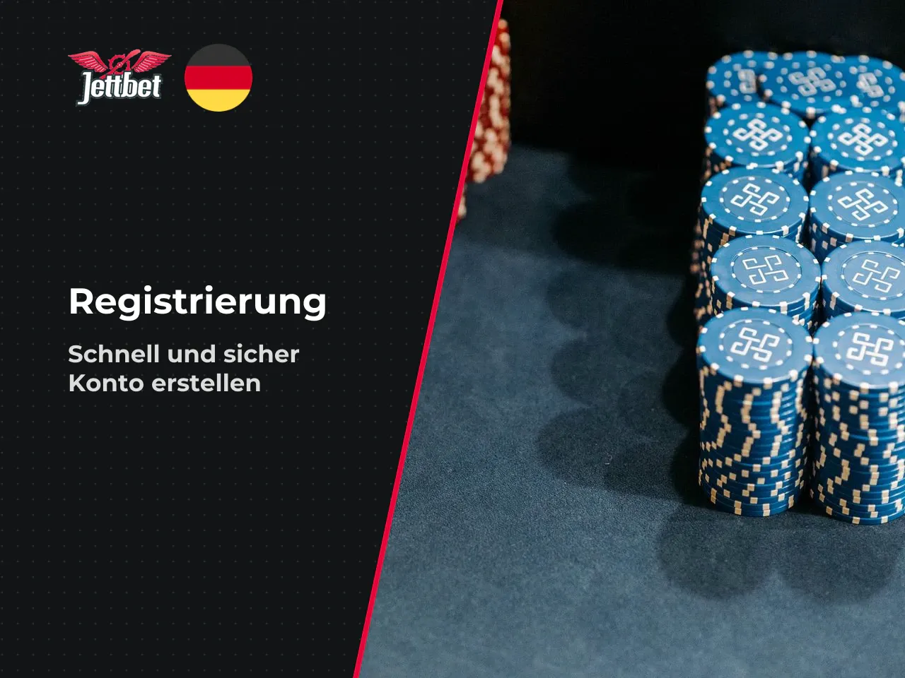 Konto bei Jettbet eröffnen Ablauf der