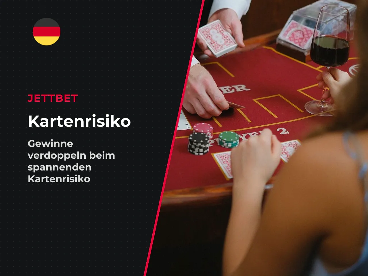 Das Gamble-Feature Kartenrisiko . Nach jedem